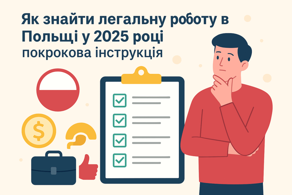 Як знайти легальну роботу в Польщі у 2025 році: покрокова інструкція